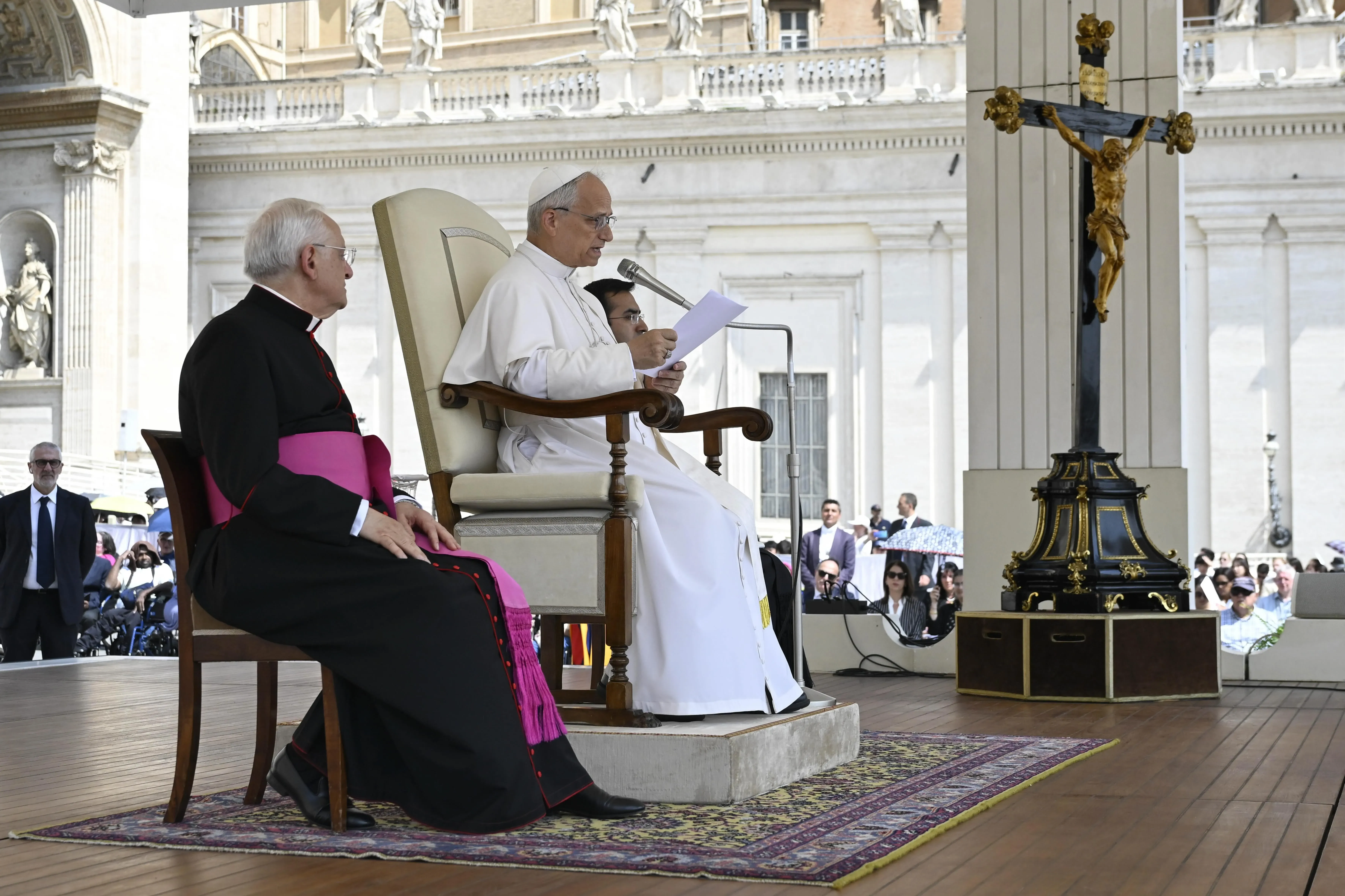 Pope Leo XIV on June 18, 2025