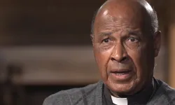 Cardinal Wilfrid Napier speaks to EWTN News in Rome on Monday, May 26, 2025. / Credit: EWTN News